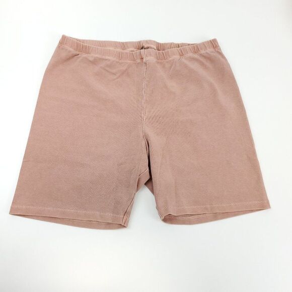 SKIMS High Rise Stretch Outdoor Basic Bike Shorts in Tigers Eye Size MEDIUM - Picture 4 of 6